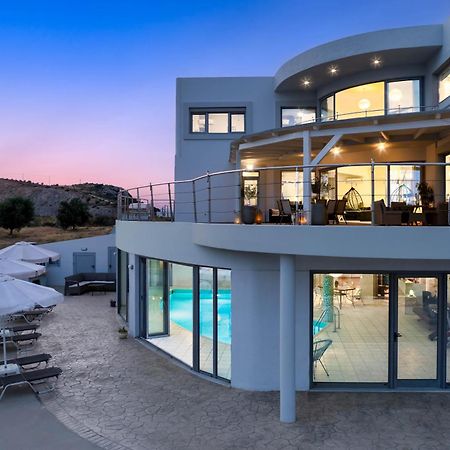 Villa Zafira - Seaview Manor With Heated Pool Kallithea  Bagian luar foto