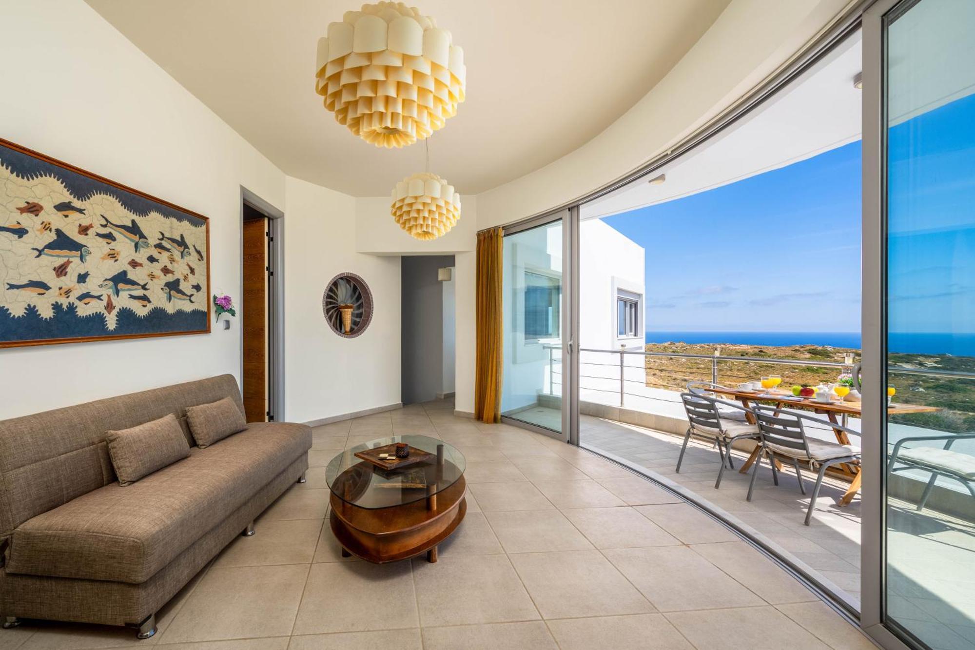 Villa Zafira - Seaview Manor With Heated Pool Kallithea  Bagian luar foto